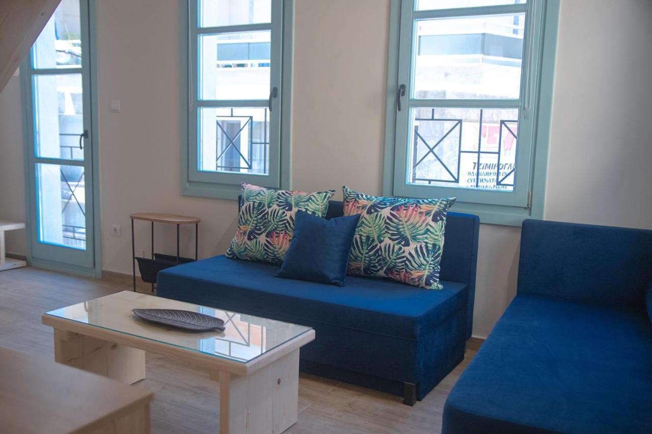 Agiopetra Lofts Apartment Kavála ภายนอก รูปภาพ