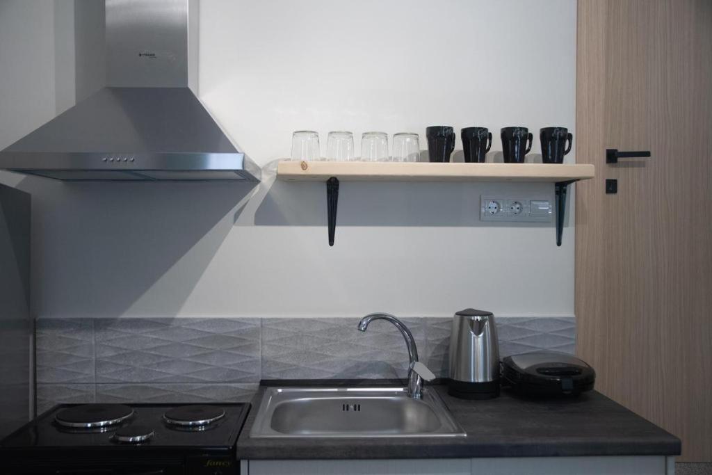 Agiopetra Lofts Apartment Kavála ภายนอก รูปภาพ