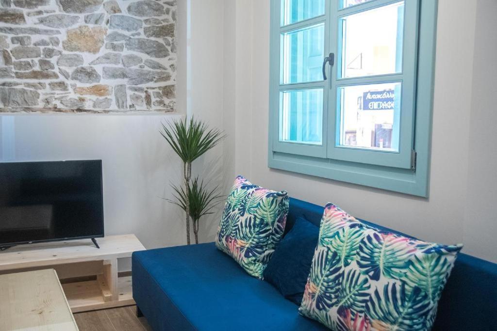 Agiopetra Lofts Apartment Kavála ภายนอก รูปภาพ